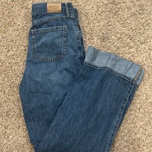 Abercrombie & Fitch girls Hi Rise Wide Leg Jeans